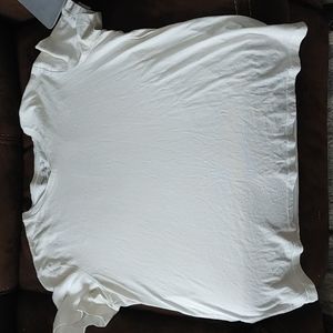 white,V cut, j.crew (Mercantile), medium